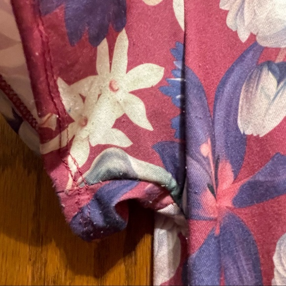 Purple Floral LuLaRoe Carly Size M - Picture 5 of 5